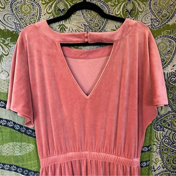 Saturday/ Sunday x Anthropologie Fawn Linda Velvet Jumpsuit Size Small - Picture 10 of 16